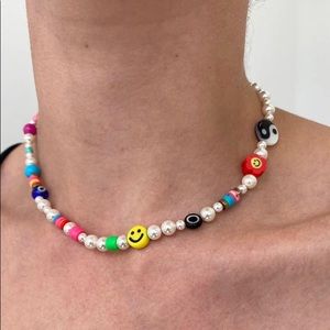 EVRY JEWELS GOOD VIBES ONLY NECKLACE 🧿💜💘